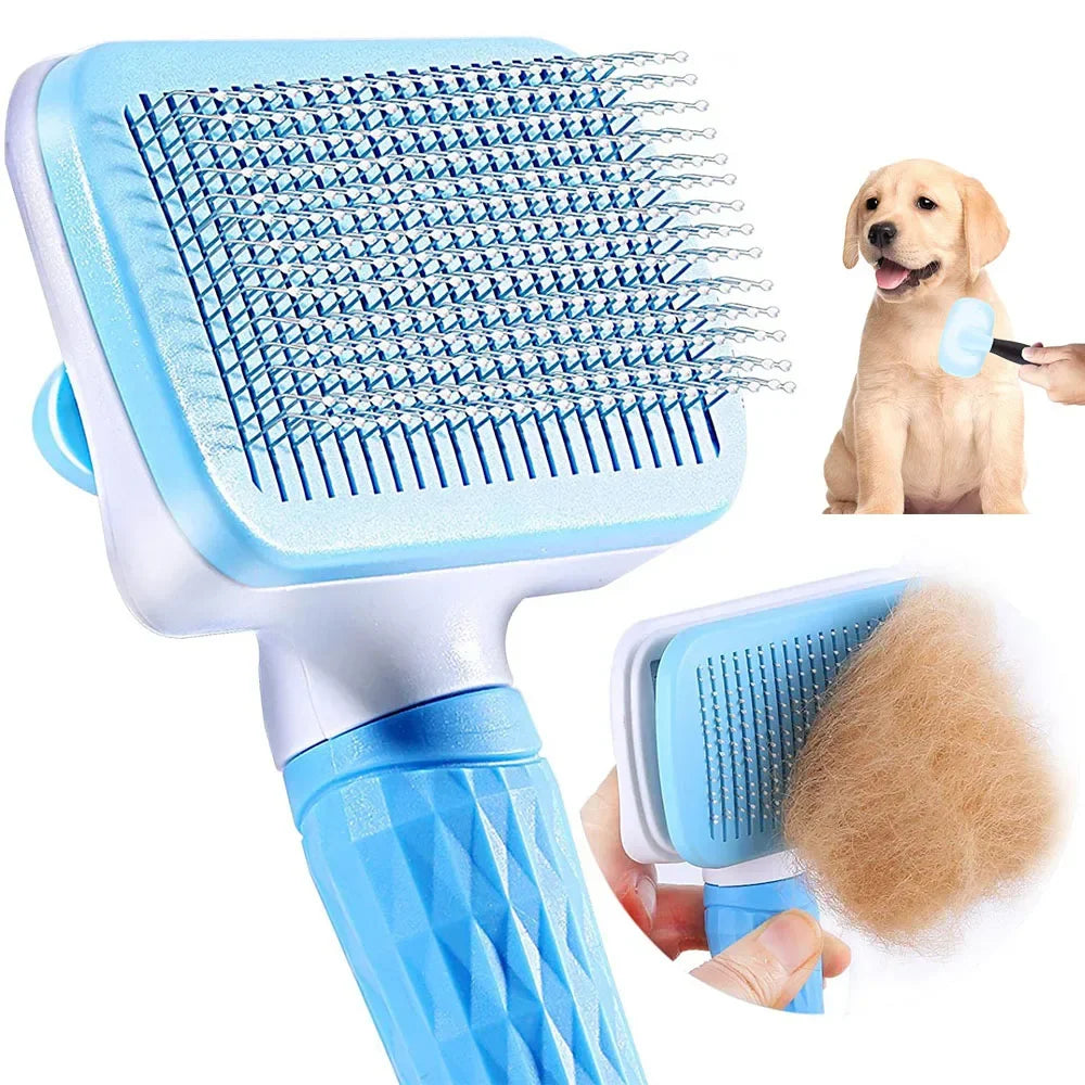 Pet Hair Grooming Brush For Dogs And Cats