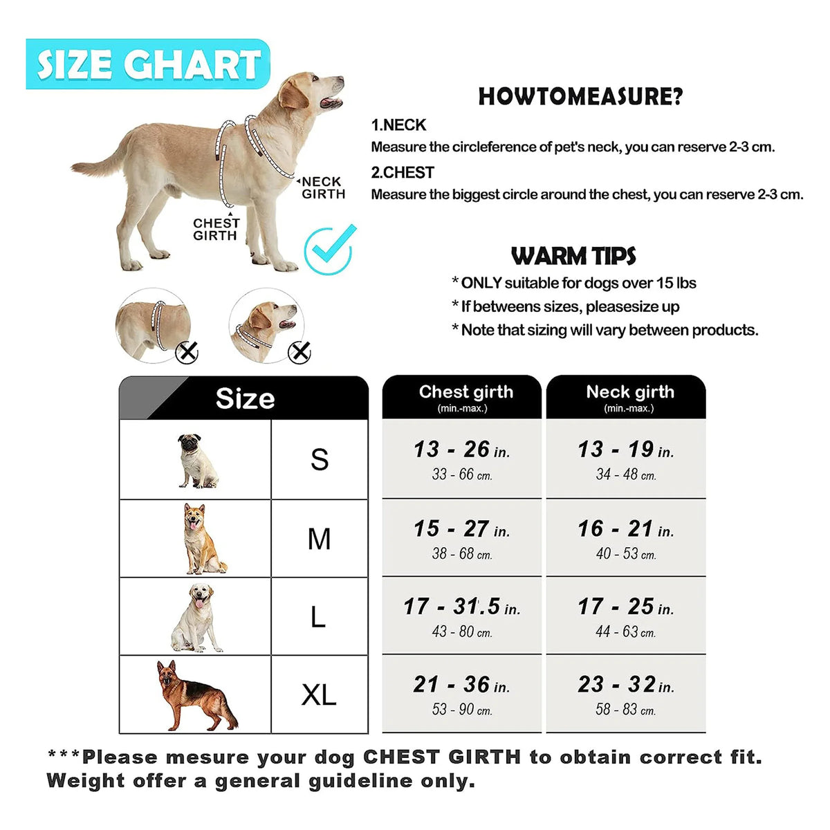 No-Pull Reflective Dog Harness Vest with Control Handle