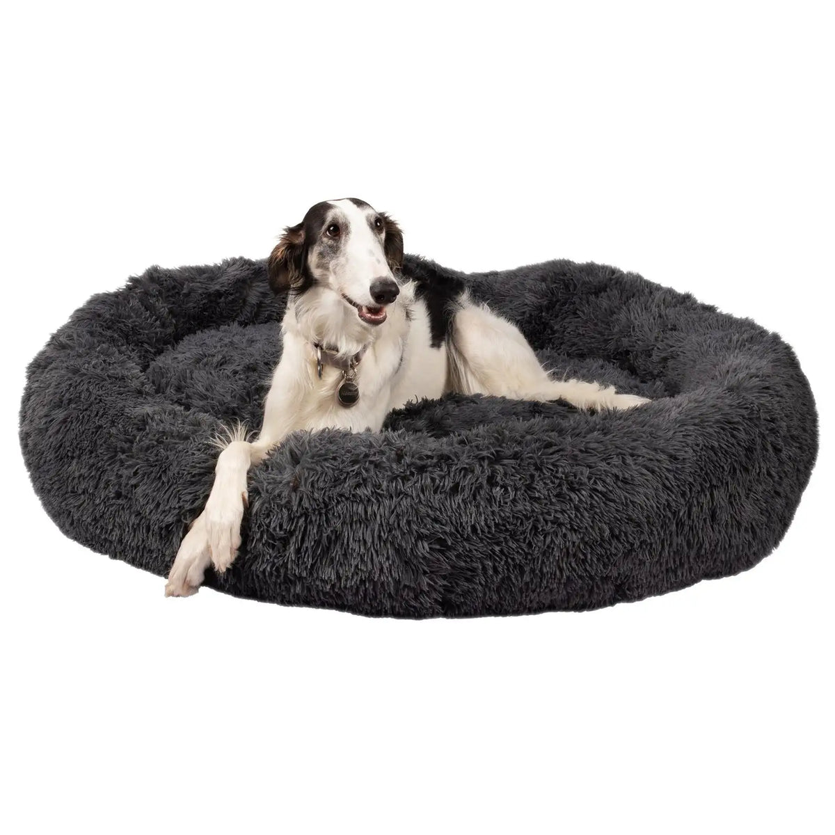 Calming Donut Dog Bed – Plush Orthopedic Pet Sofa