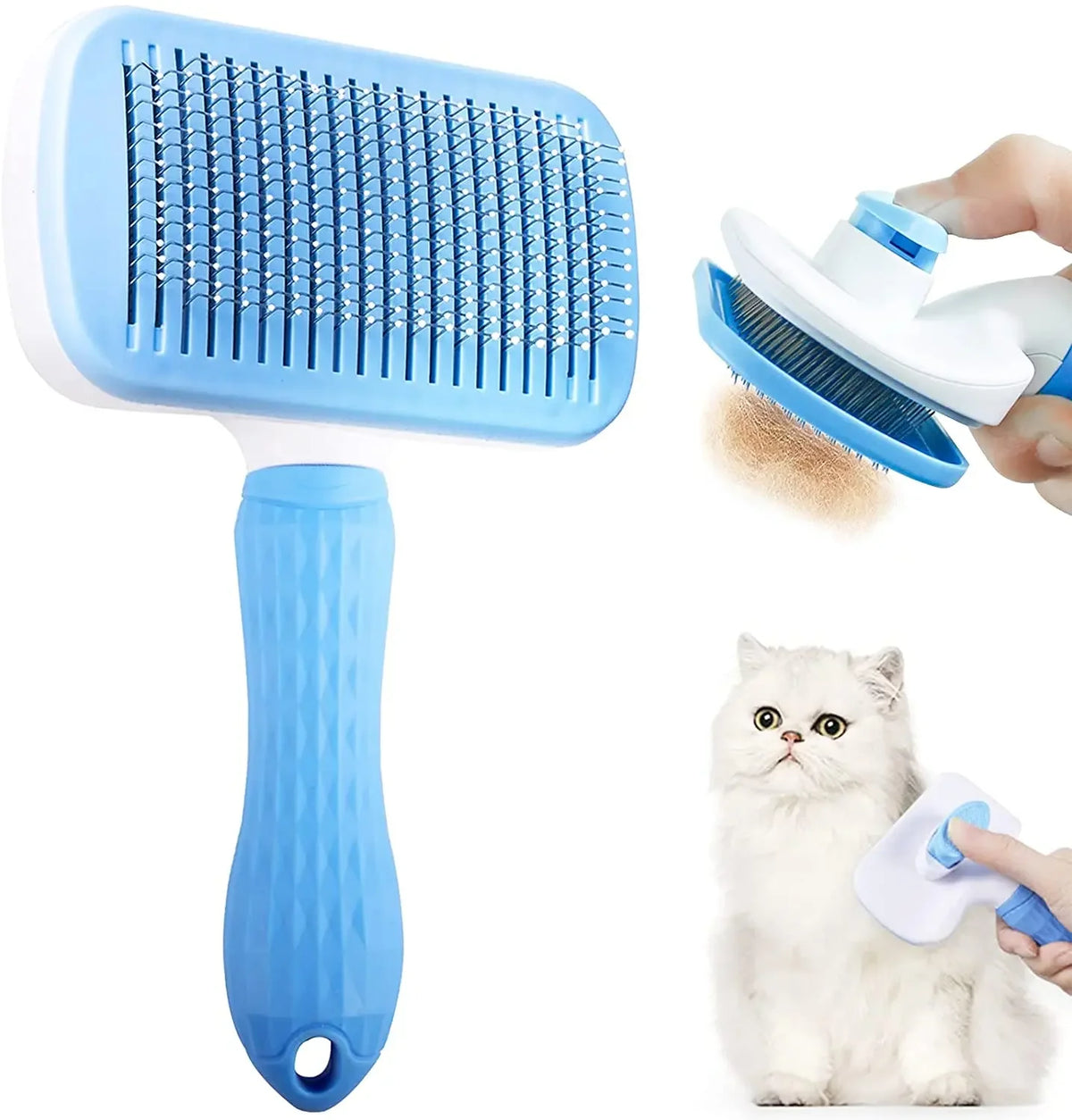 Pet Hair Grooming Brush For Dogs And Cats