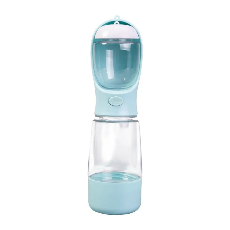 3-in-1 Pet Travel Water Bottle With Food Box & Bag Holder