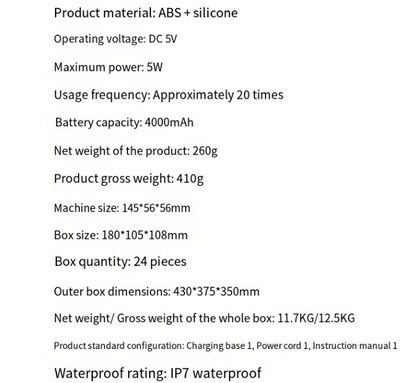 Portable Wireless Fruit and Vegetable Purifier Machine